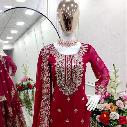 Indian Silk Salwar Kameez Wedding Pakistani Dress and Salwar Suit Wedding Wear